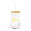 Glass Can With Lid - 16oz
